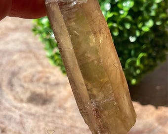 Natural CITRINE Crystal Point, Rough Citrine Gem