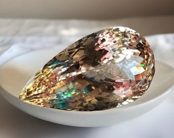 Collectors Quality GIANT 209 ct One of a kind Yellow Natural Kunzite