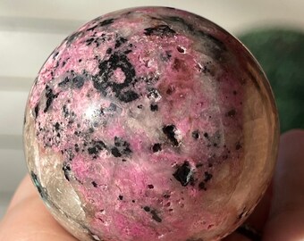 Cobalto Calcite Sphere, Collector’s cobaltoan calcite, HQ Crystals A Must-Have Collectible