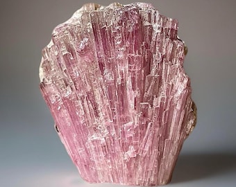Pink Tourmaline Cluster Mineral Specimen, Natural Pink Tourmaline Tree, Unique Rare Gems