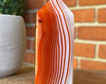 Carnelian Tower, Red Carnelian Agate, Carnelian Point, AAA grade Carnelian Crystal gift Home Decor
