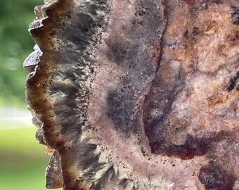 Auralite 23 Slab, Cacoxenite Amethyst Quartz Slice, Crystal Slab’s