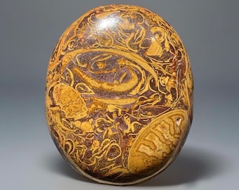 Calligraphy Stone Polished Palmstone Crystal - Unique natural stone