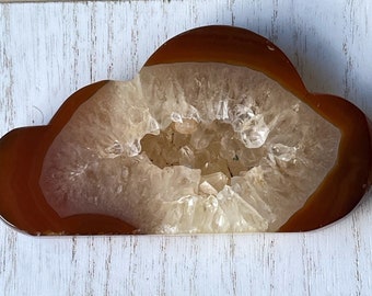 Carnelian Quartz Druzy Cloud Large Slab