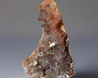 Egyptian Sugar Amethyst Cluster Large Specimen • Sparkling Black & Red Amethyst Mineral • Unique Natural Crystals - #160