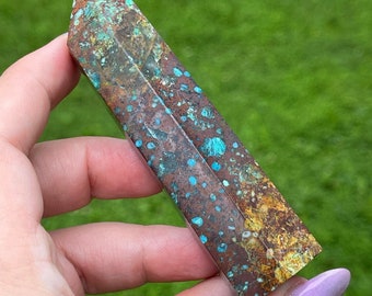 Turquoise Crystal Tower - No. 61