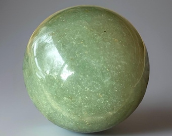 Green Aventurine Crystal Sphere,  Polished Sparkly HQ Aventurine