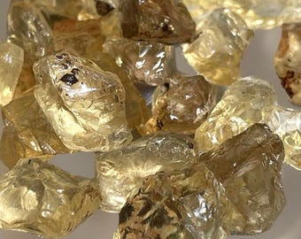 BYTOWNITE SUNSTONE Gem Facet Rough from Durango Mexico, Natural Golden Feldspar Raw, Old Stock mined out mine