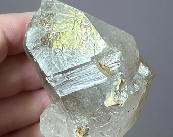 Etched Quartz Crystal •  Skeletal Quartz  • Rare Quartz Specimen from Mexico