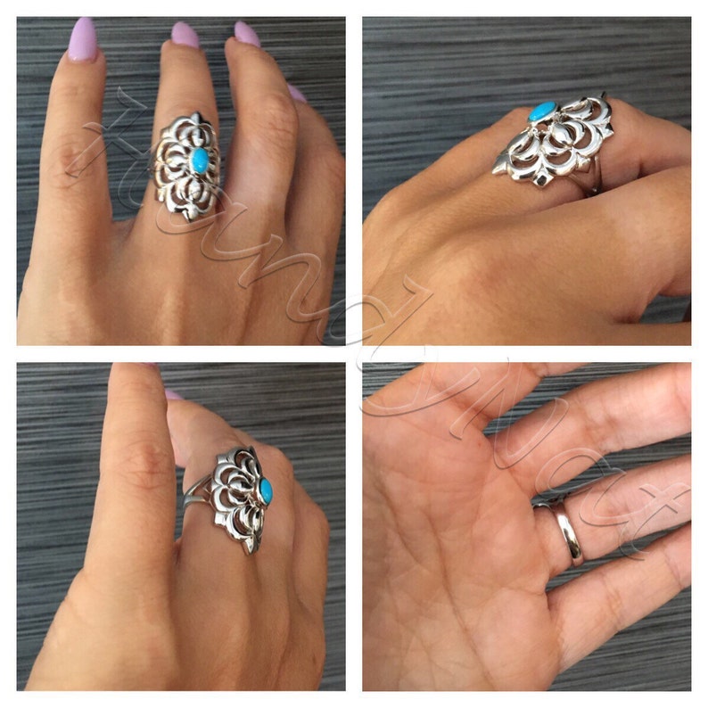 Make a Statement  Sterling Silver Sleeping Beauty Turquoise image 4