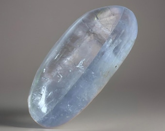Blue Celestite Polished Large Shiva From Madagascar, Aqua Blue Gemmy Celestite Specimen EXTREMELY Rare Form