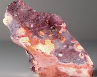 Mookaite Statement Rough Crystal, Colorful Australian Mookite Raw Chunk, Unique Crystal Rock, Stones for a plant lover