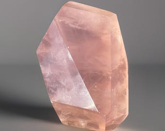 Rose Quartz XXL Freeform, Deep Pink Madagascar Rose Quartz AAA Quality Crystal