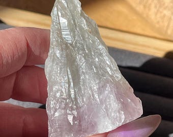 Prasiolite & Amethyst Specimen, Natural Green Pink Bicolor Amethyst Rough, Unique Crystal