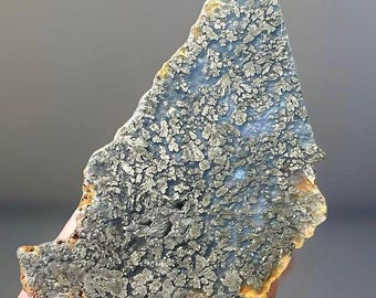 Marcasite Slab : Natural genuine specimen lapidary rough Stone