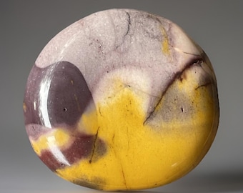 Mookaite Cookie Flat: Colorful Mookite Jasper  Polished Crystal Pocket Round