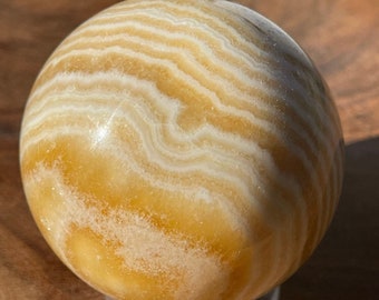 Orange Calcite Sphere | Home Décor | Crystal Carvings | AAA Grade Crystal’s, Home Decor