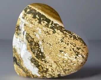 Ocean Jasper Crystal Heart