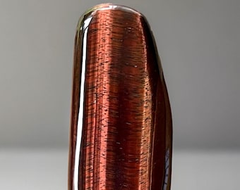 Red Tiger Eye Freeform with Beautiful Chatoyancy, High Quality Unique Crystal Gift
