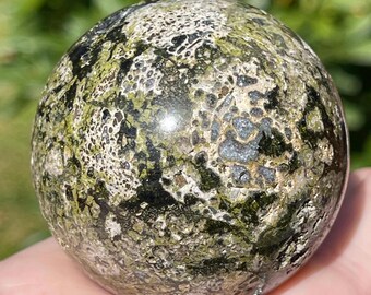 Epidote Large Sphere: Rare Collectors Crystal Ball (428)