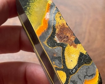 Orange Yellow Grey Black White Jasper Tower | AAA grade Crystal |  Raw edge Point | Collectors quality Crystal gifts