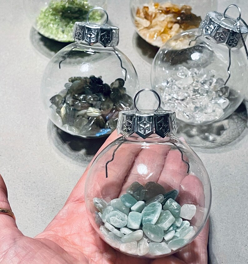 Crystal Chips Ornament Home Holiday Decor Etsy
