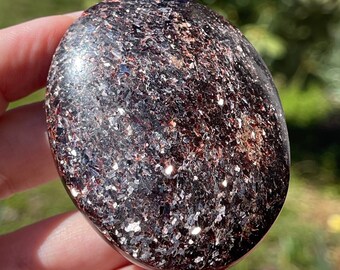 Garnet Palm stone with Mica AAA Quality Rare Crystal Gifts