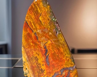 Polished Fancy Jasper Slab, Collectors Unique  Colorful Natural Jasper