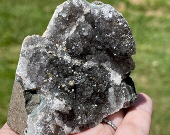 Black Amethyst Cluster Specimen - #77