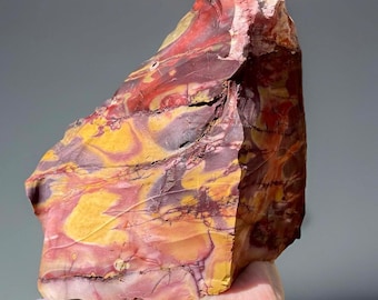 Mookaite Statement Rough Crystal • Colorful Australian Mookite Raw Chunk 7lbs 3.9 oz • Unique Crystal Rock specimen • Stones for plant lover