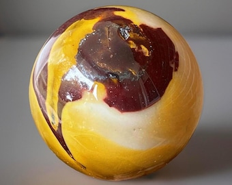 Mookaite Sphere: Colorful Mookite Jasper Polished Crystal Ball