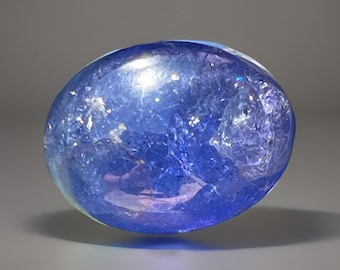 Tanzanite Oval Cabochon 27.5 cts Natural Gemstone with Beautiful Color