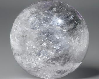 Rainbow Quartz Sphere with a Flash | Statement Crystal Sphere 88 mm | AAA Grade Crystal gifts