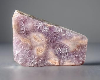 Amethyst Pink Flower Agate Freeform - Stunning Purple Lavender Color, Rare & Unique Crystal Gems, High Quality Gifts