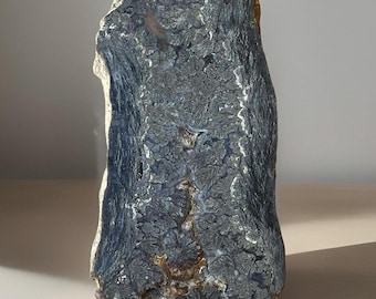 Marcasite Agate Slab : Natural genuine specimen lapidary rough Stone