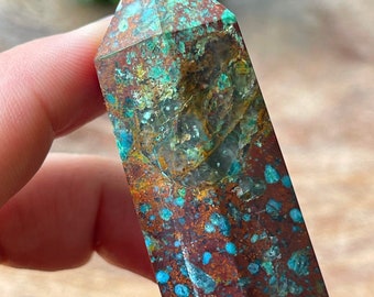 Turquoise Crystal Tower - No. 61