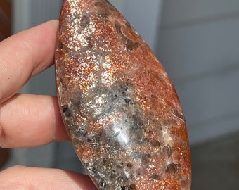 Arusha Sunstone Flame: Sparkling Confetti Crystal