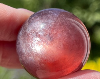 Gem Lepidolite HQ sphere, Lepidolite Collector Grade Crystal Sphere, #9
