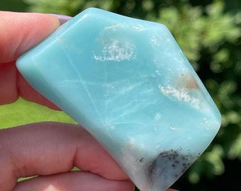 Caribbean calcite Blue Freeform - #7