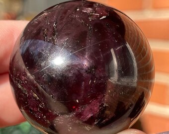 Garnet Double Star Sphere AAA Quality Rare Collectible Crystal’s