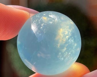 Aquamarine Sphere High Quality Gemstone Crystal - No. 84