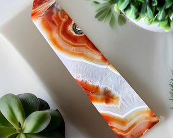 Carnelian XL Statement Tower 6.5 Inches Tall