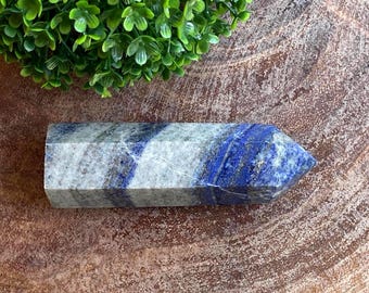 Lapis Lazuli Tower with Pyrite - #3