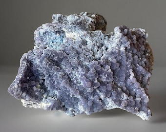 Botryoidal Purple Chalcedony XL • Crystals for Gifting & Collecting • Unique Home Decor • Blue Purple Turquoise Green Natural Grape Agate