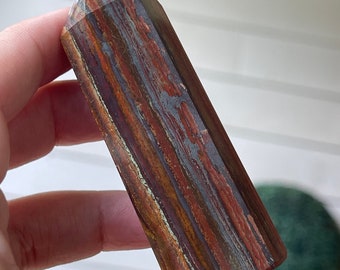 Tiger Iron Tower Point with Red and Silver Banding - No. 39