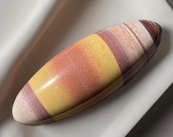 Narmada River Shiva Lingam, XL Colorful Shiva From India, Narmada Shiva Lingam Polished Crystal #10