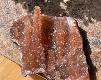 Egyptian Red Amethyst Stalactite Specimen - #1R
