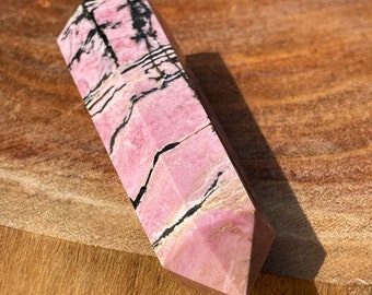 Rhodonite Tower | Pink manganese |Home decor, crystal gifts | AAA grade crystals | High Quality Rhodonite Point