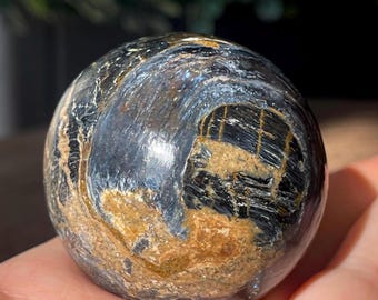 Blue Pietersite Sphere from Namibia (371)