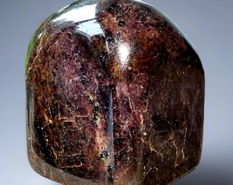 Garnet Freeform,  Rare Collectible Crystal, Large Natural Garnet, Unique Crystal Find